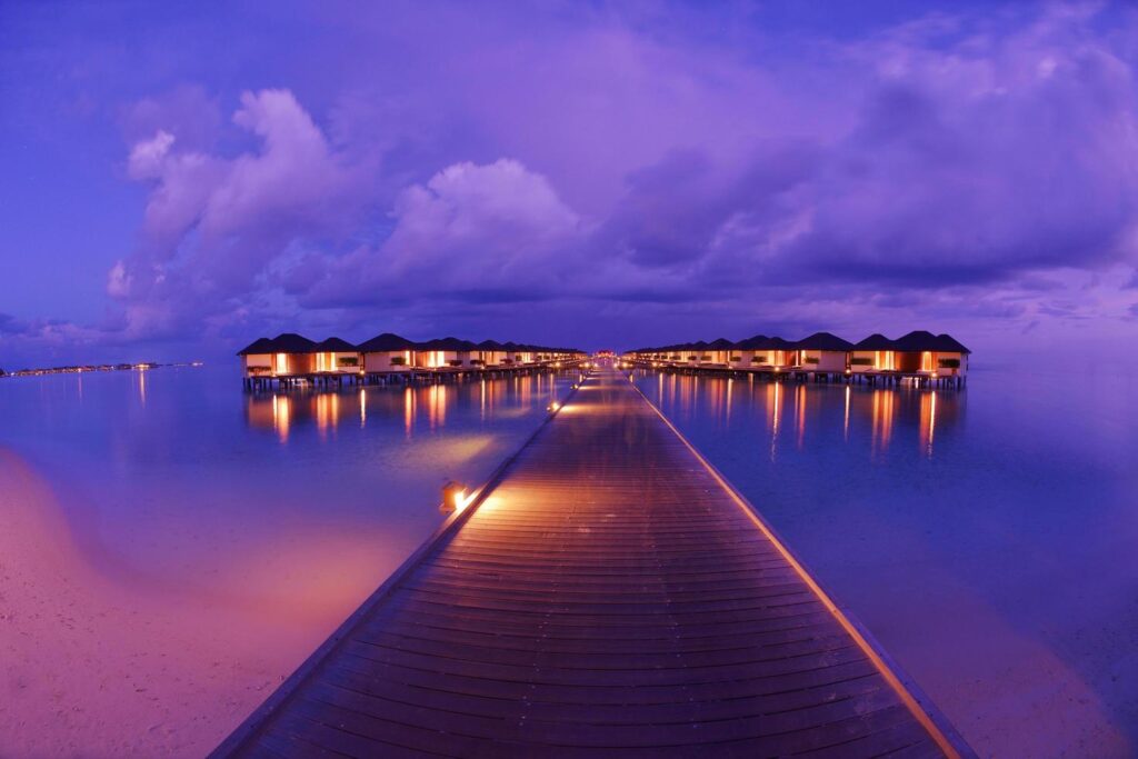 Maldives-night-on-beach