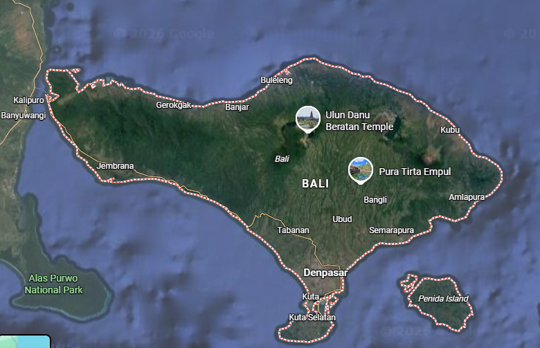 bali map